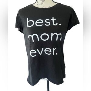 Black Graphic Tee - Best Mom Ever size XL